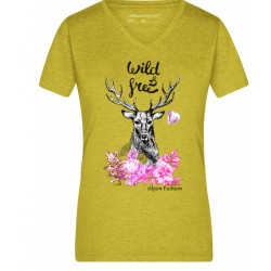 Damenshirt Hirsch Wild&free