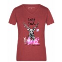 Damenshirt Hirsch Wild&free