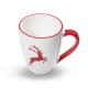 Tasse Hirsch robinrot