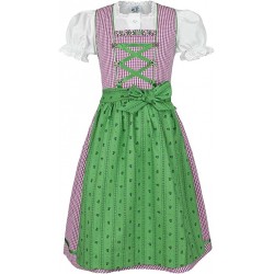 Kinder-Dirndl "DieFroschgoscherl" (beere)