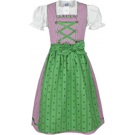 Kinder-Dirndl "DieFroschgoscherl" (beere)