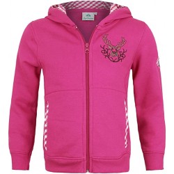 Kapuzenjacke Kinder pink