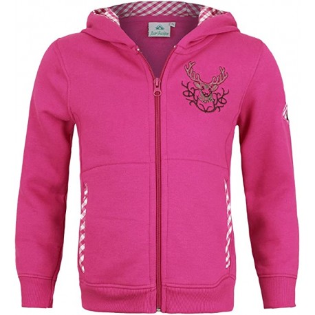 Kapuzenjacke Kinder pink