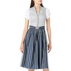 Dirndl Leonie grau/blau