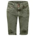 Trachtenjeans Hendrina Bermuda army