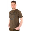 T-Shirt Hirsch braun