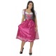 Dirndl Holly Silber/Pink