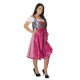 Dirndl Holly Silber/Pink