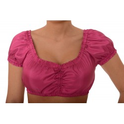 Bluse Tupfi Zug pink