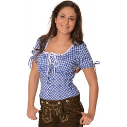 Bluse Jenny Karo Blau