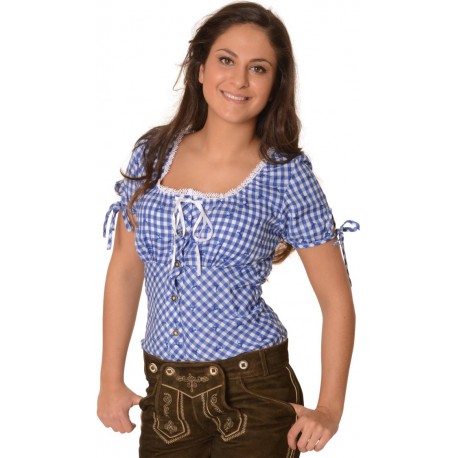 Bluse Jenny Karo Blau