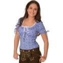 Bluse Jenny Karo Blau