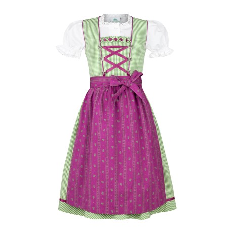 Kinder-Dirndl "DieFroschgoscherl" (marine)