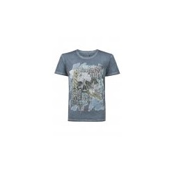 Herren Shirt Bräu rauchblau