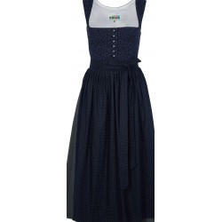 Dirndl dunkelblau/grau