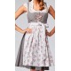 Dirndl grau/rosa,creme