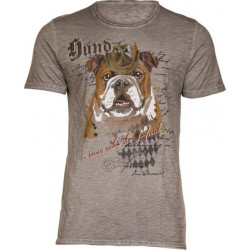 T-Shirt G18 Hund / grau