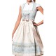 Dirndl blau/taupe