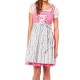 Dirndl"Madie" Pink/weiss