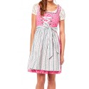 Dirndl"Madie" Pink/weiss