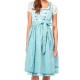 Dirndl Bindlach Hellblau/weiss