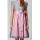 Dirndl Julchen grau/rosa